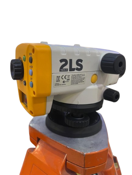 Topcon 2LS Orion+ Digital Level with High-Precision Surveying Instrument with tripod and Barcode Staff